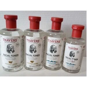 Lot of 4 Thayers Witch Hazel Facial Toner Coconut Water &‎ Unscented